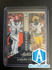 2021 Absolute Jamarr Chase Introductions Insert Rookie Card Bengals #INT-5